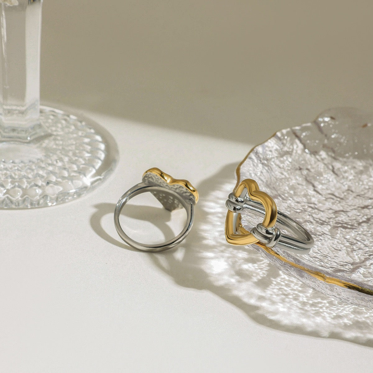 Mix heart rings