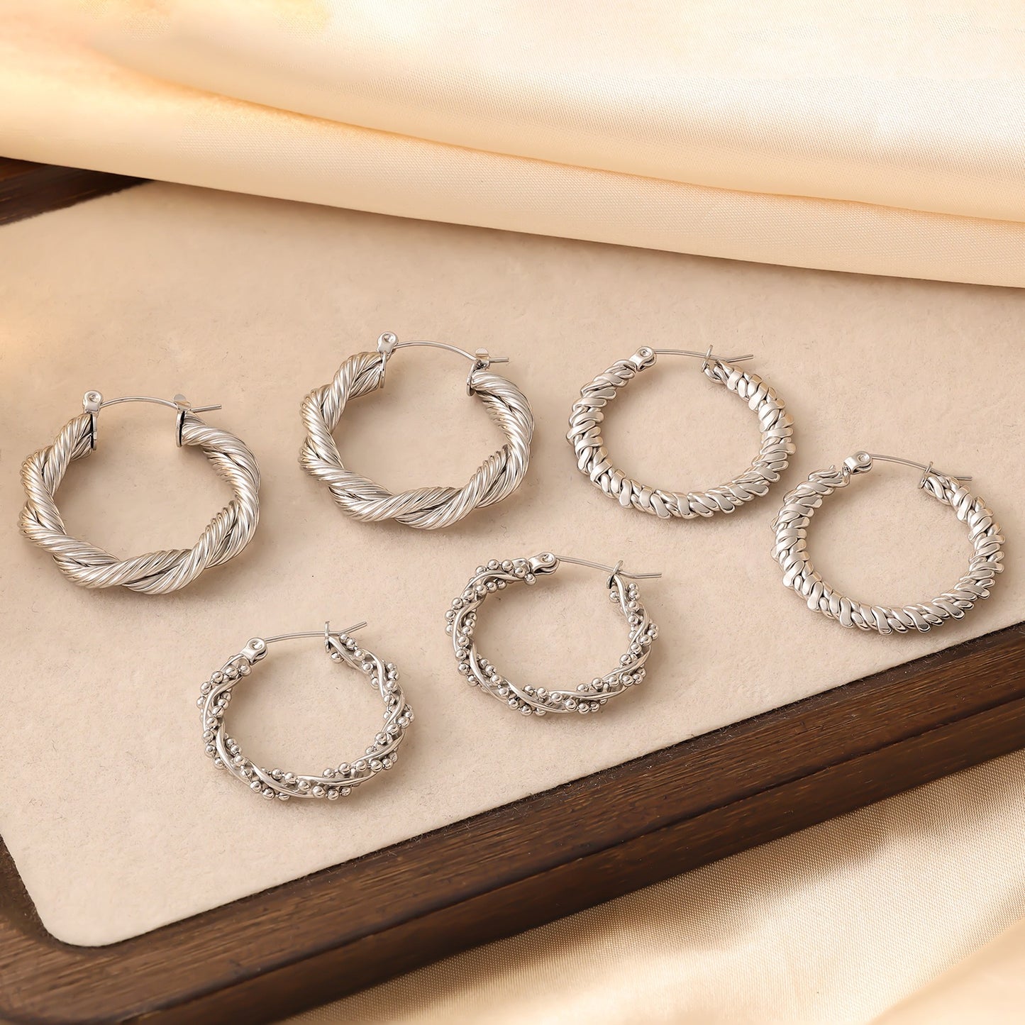 Classic braid hoops