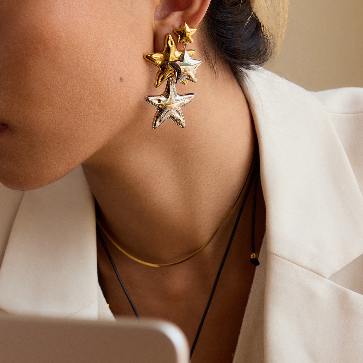 Miss star earrings