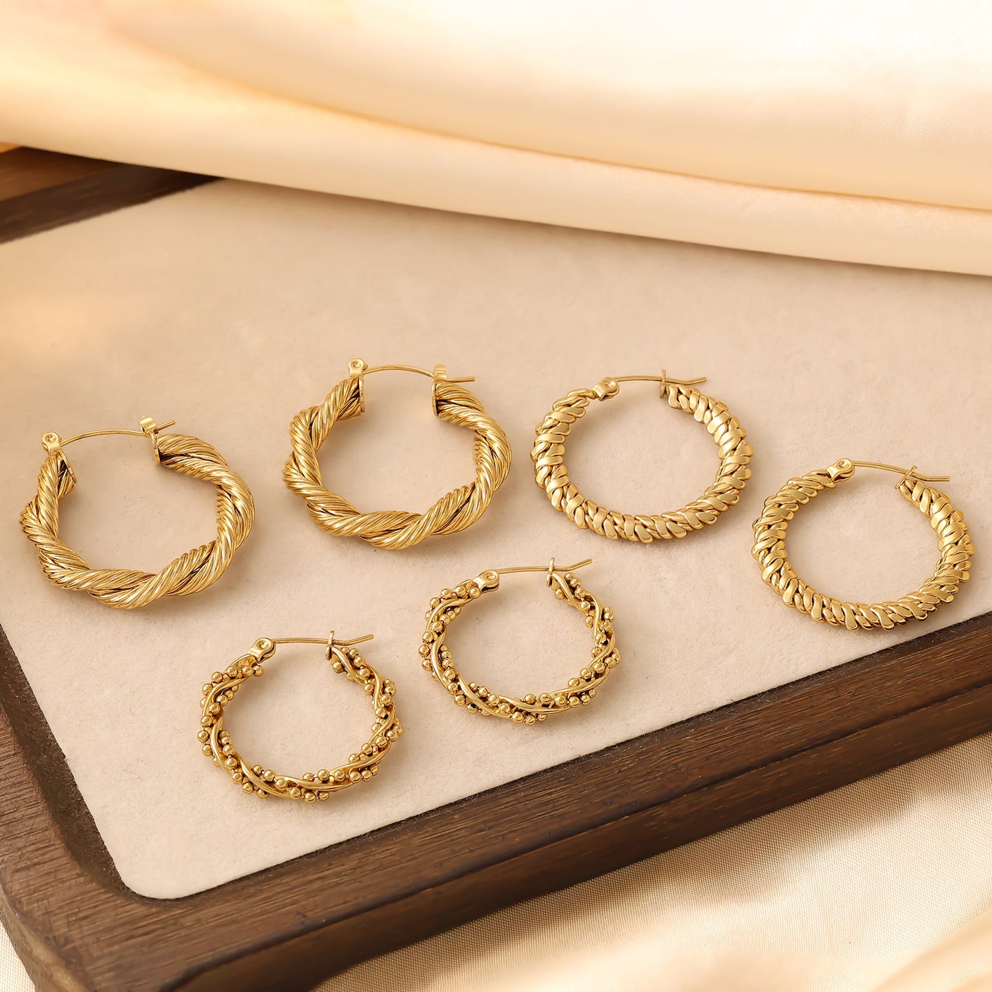 Classic braid hoops