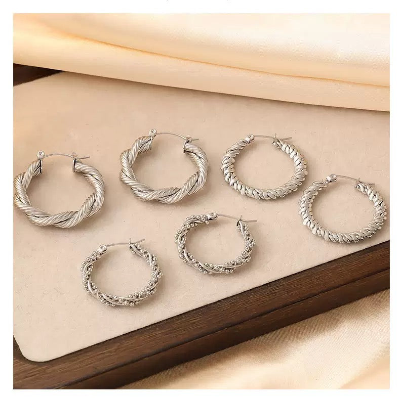 Classic braid hoops