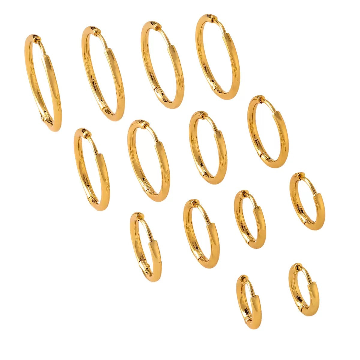 Classic dainty hoops