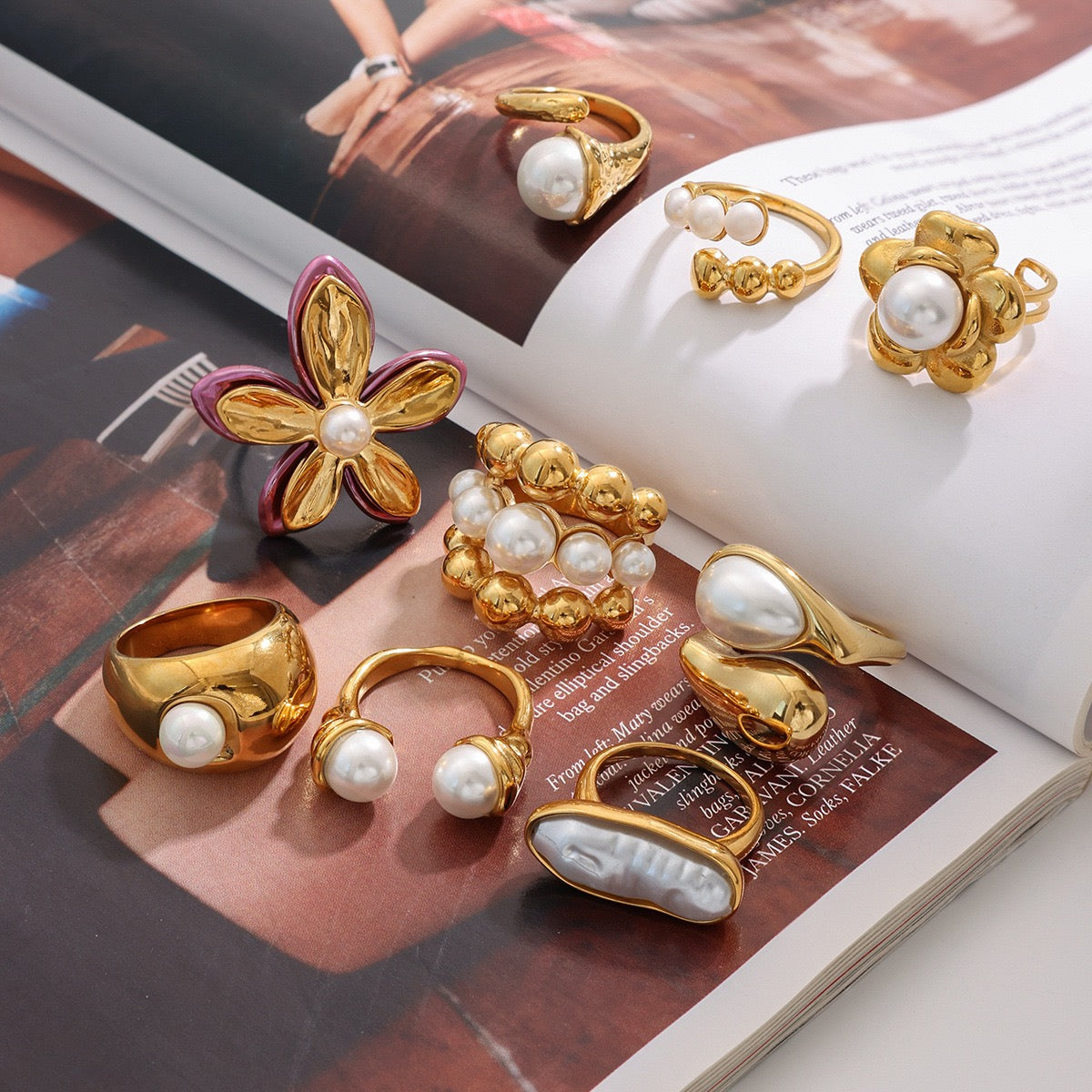 Pearly white collections