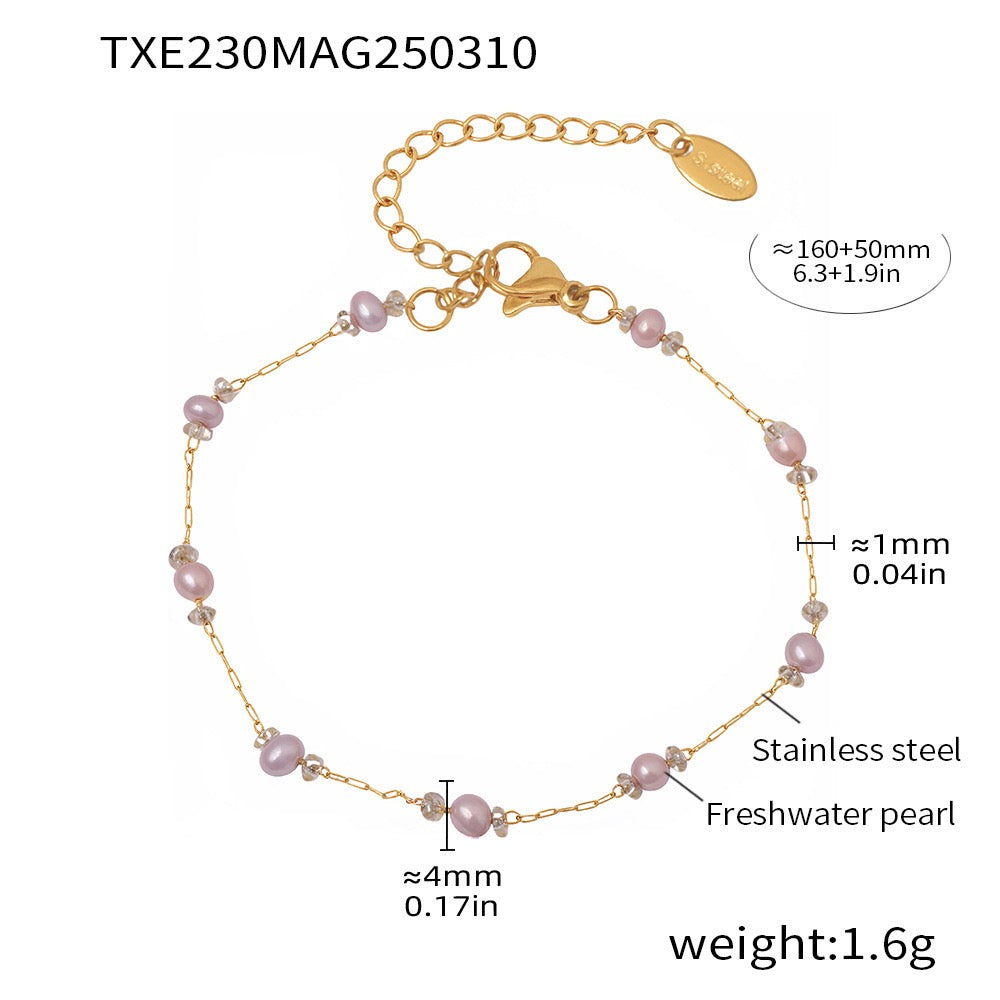 Dainty freshwater Pearls set