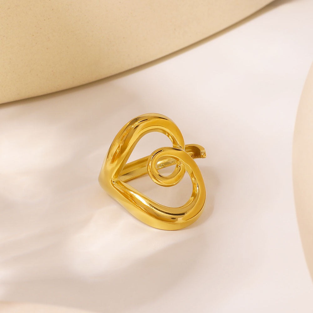 Bugata heart rings