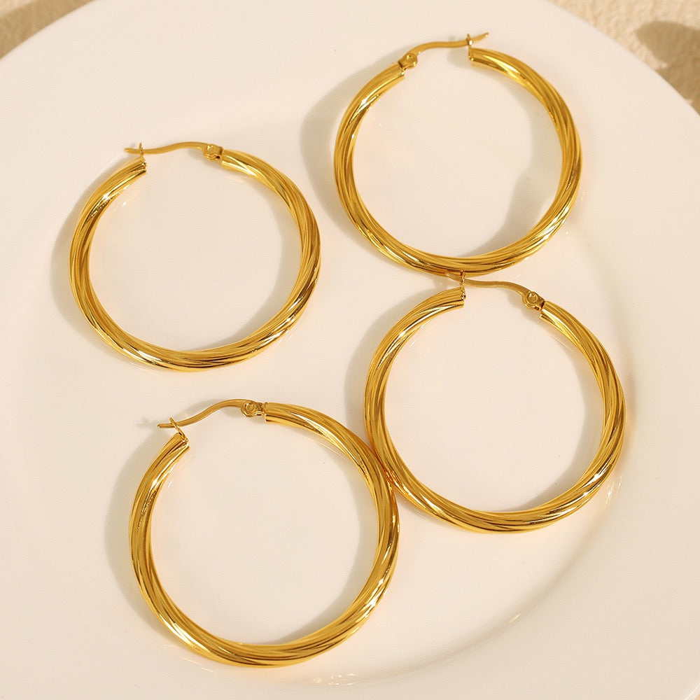 Big twilly hoops earrings