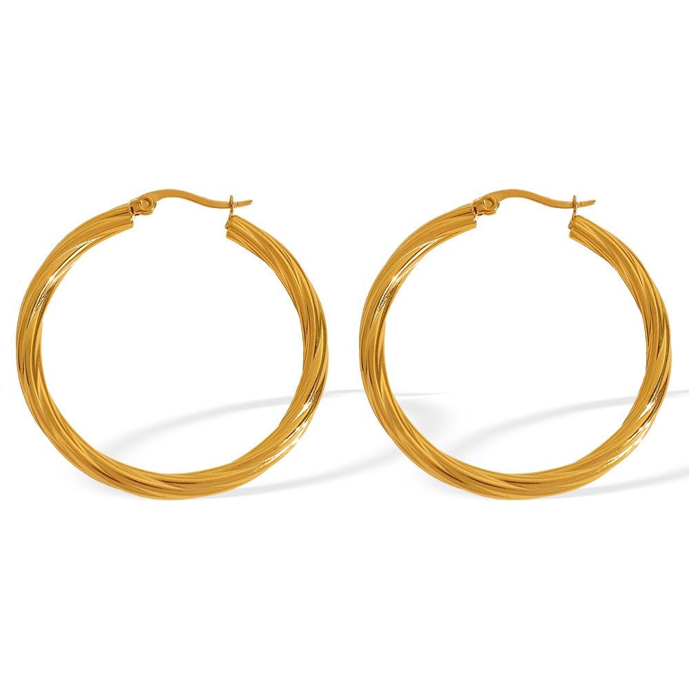 Big twilly hoops earrings