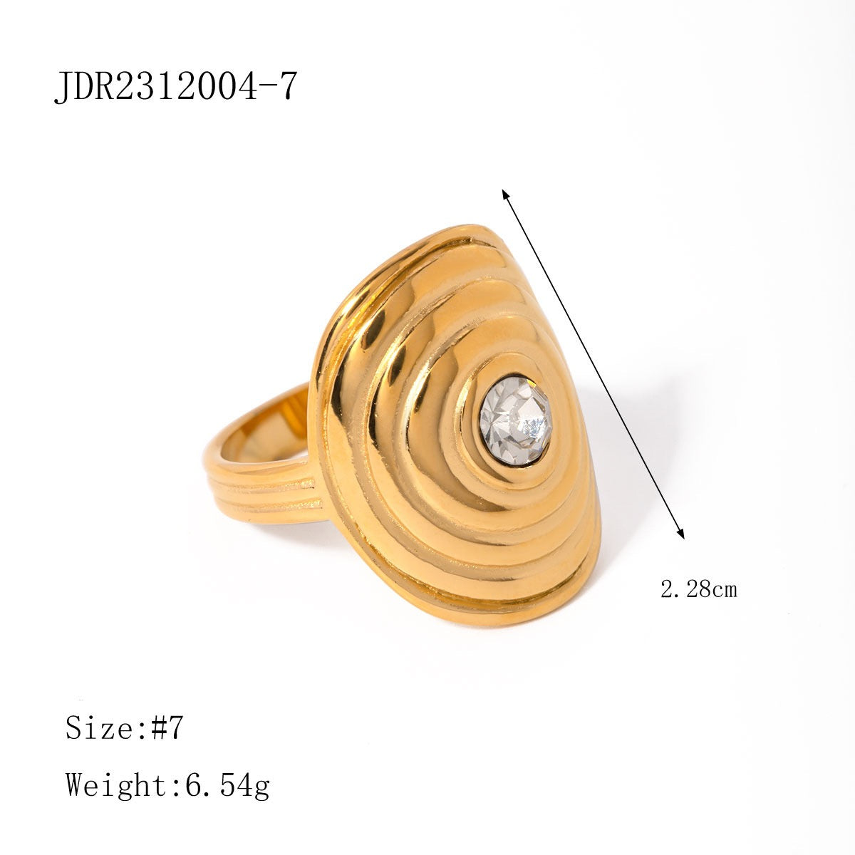 Emma swirl ring