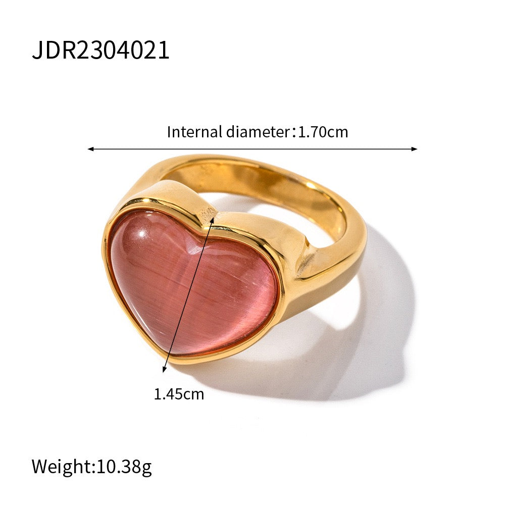 My red heart ring