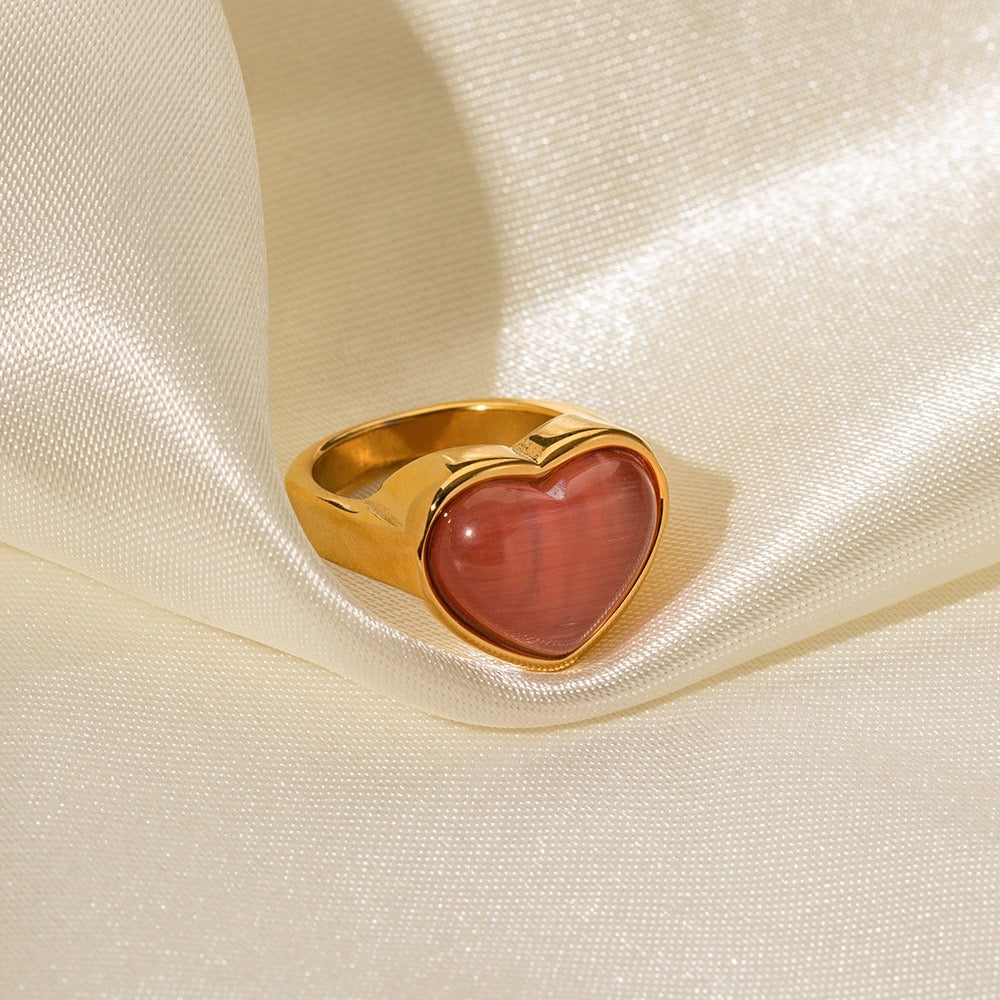 My red heart ring