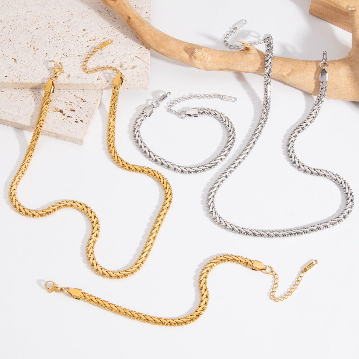 Statement snake chains