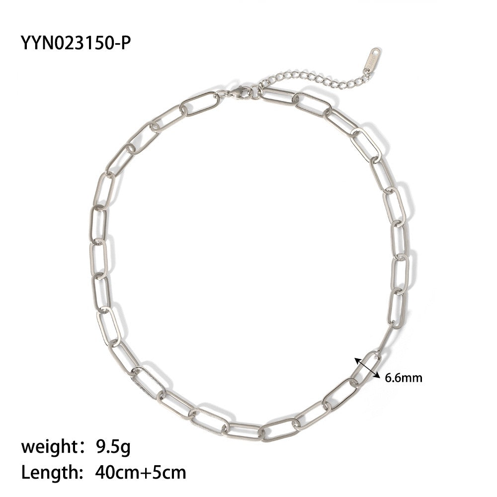 Steven Statement chain necklaces