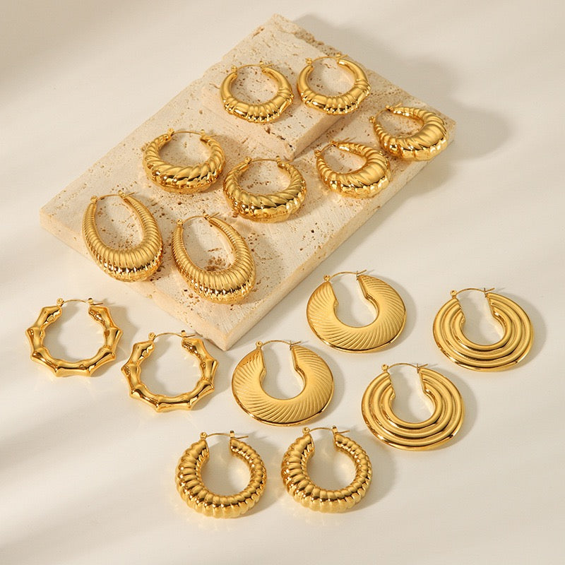 Big mama hoop earrings