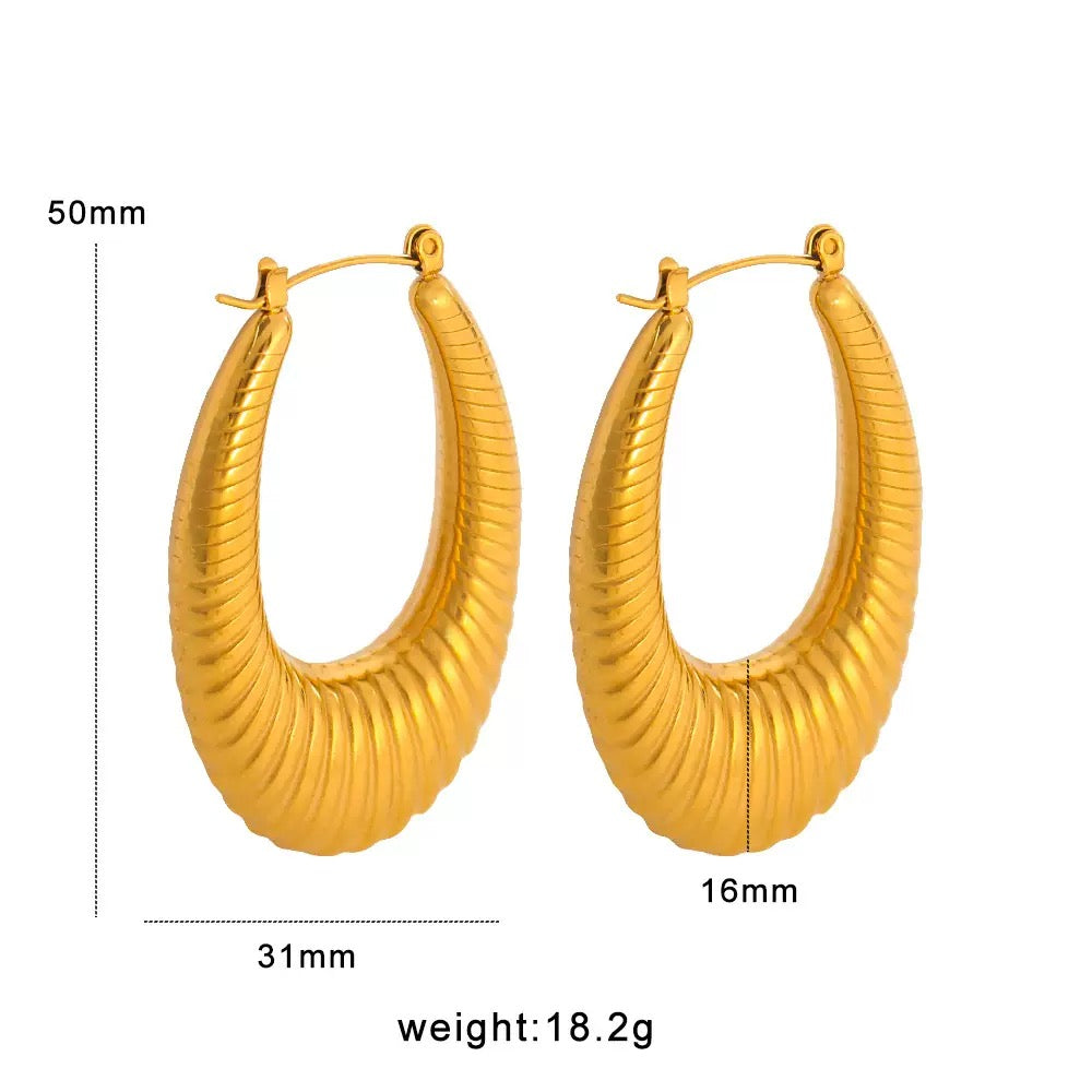 Big mama hoop earrings