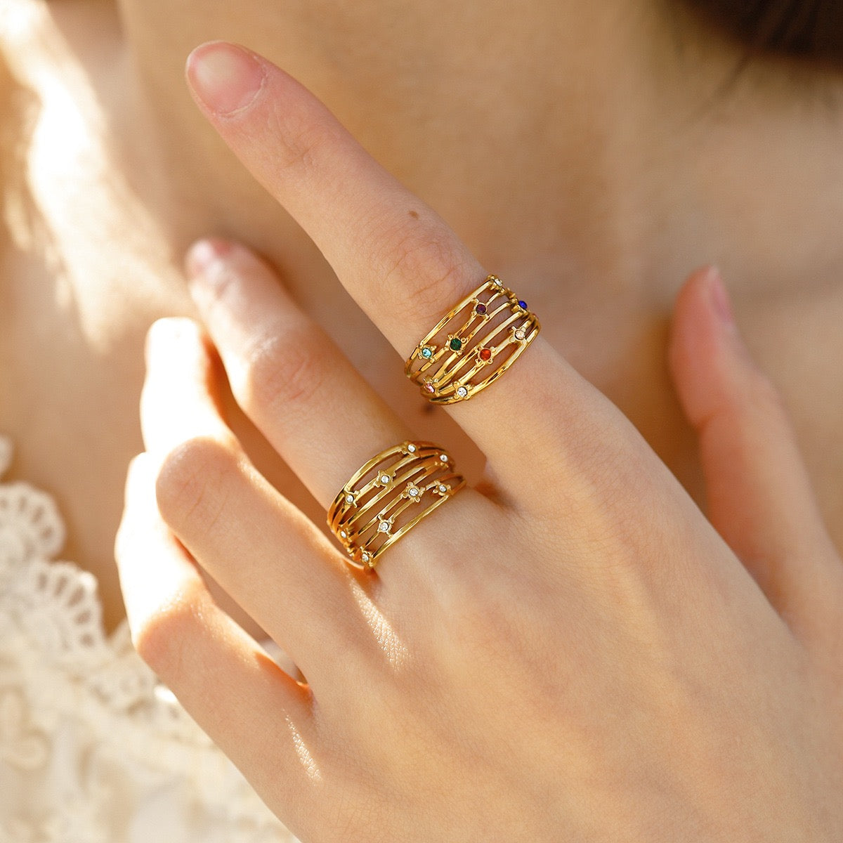 Starry sky rings