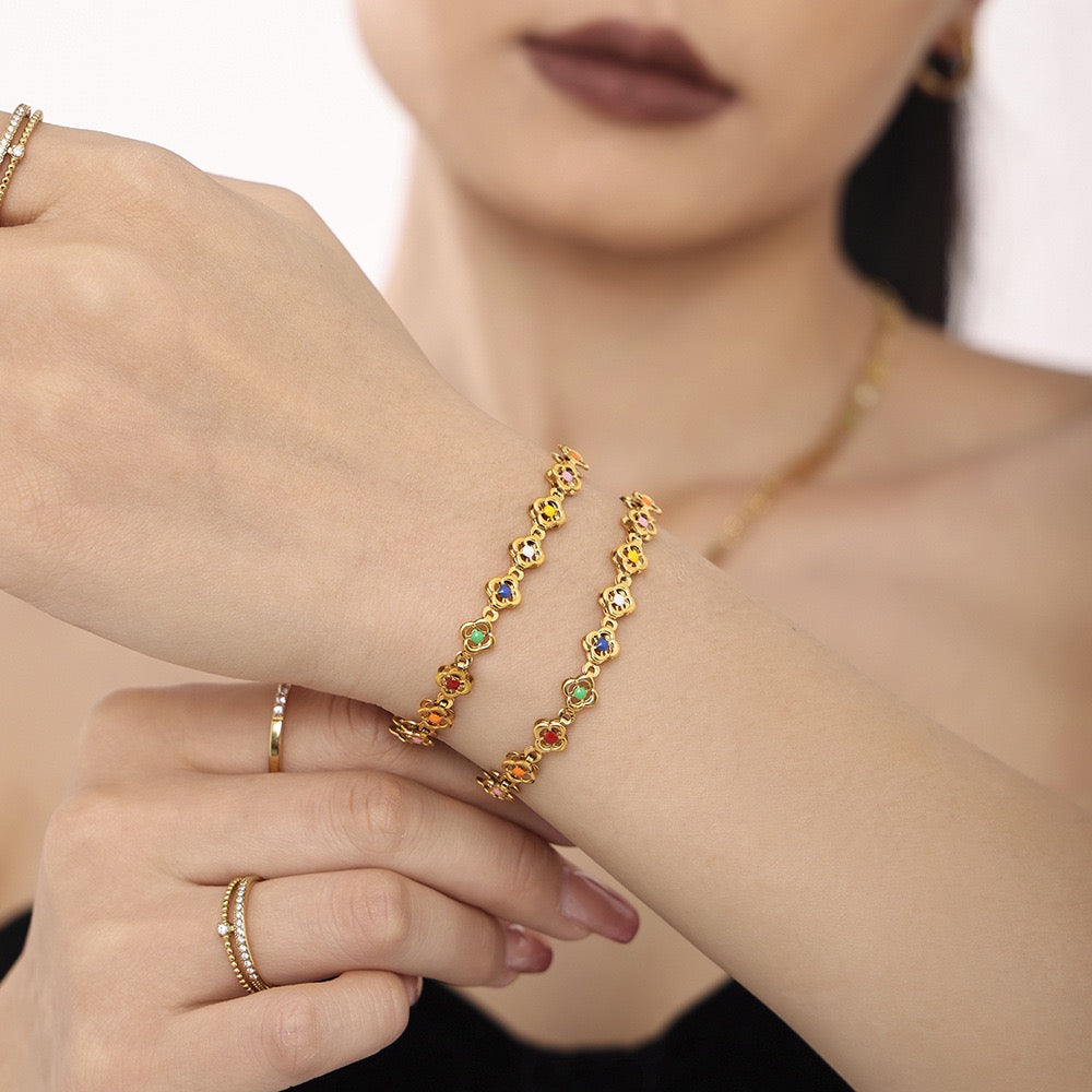 Rainbow drip set