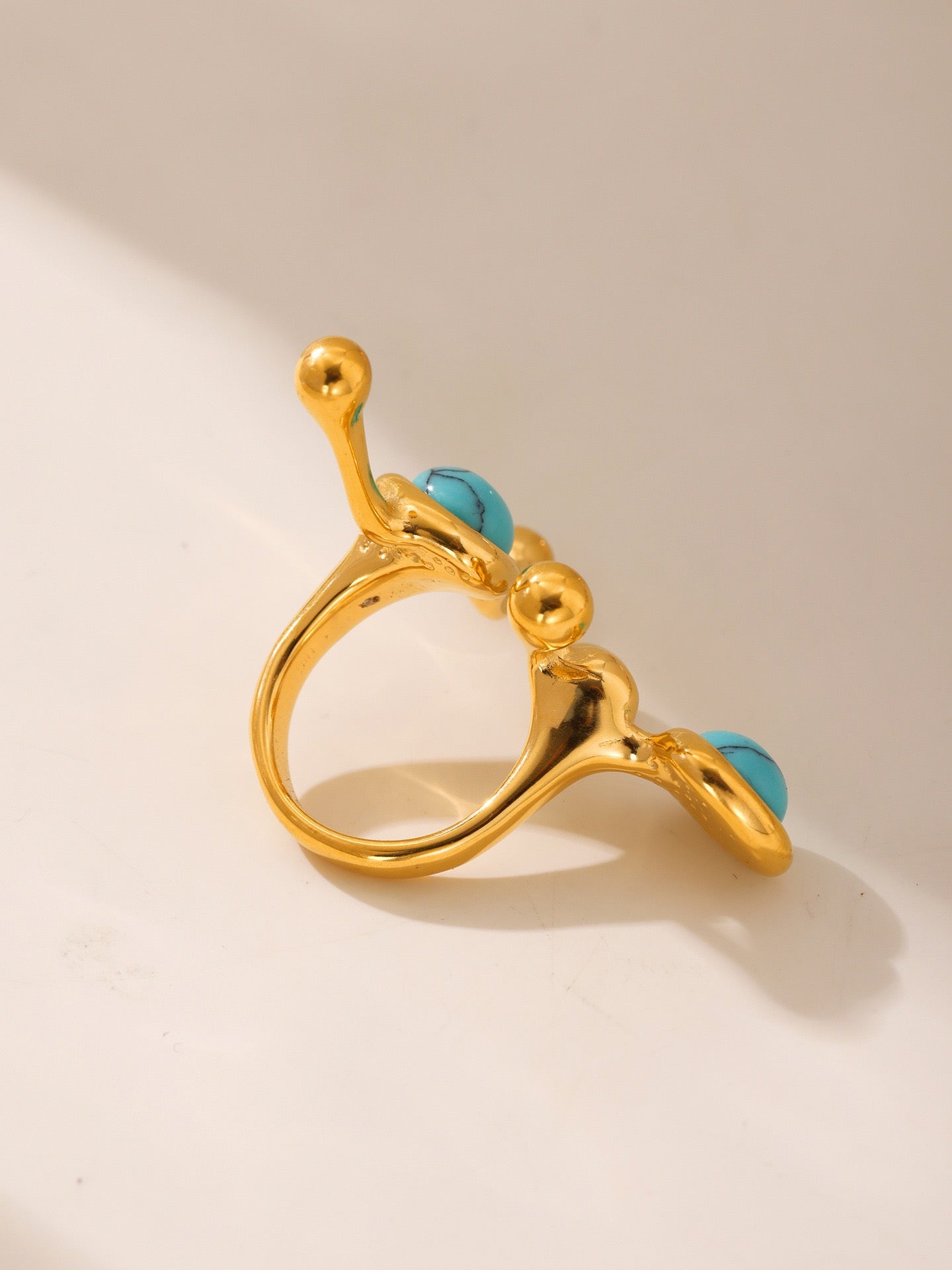 Branch beady rings