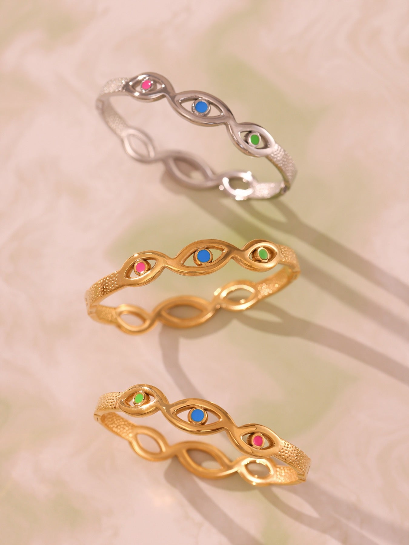 Evil eyes bangle
