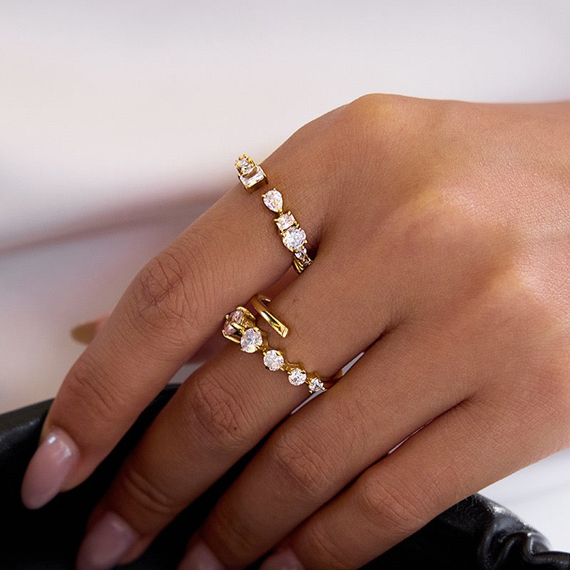 Shooting stars ring