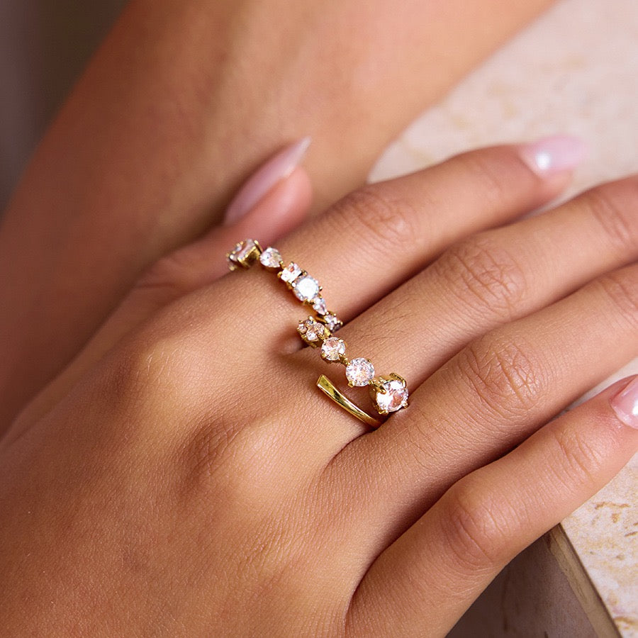Shooting stars ring