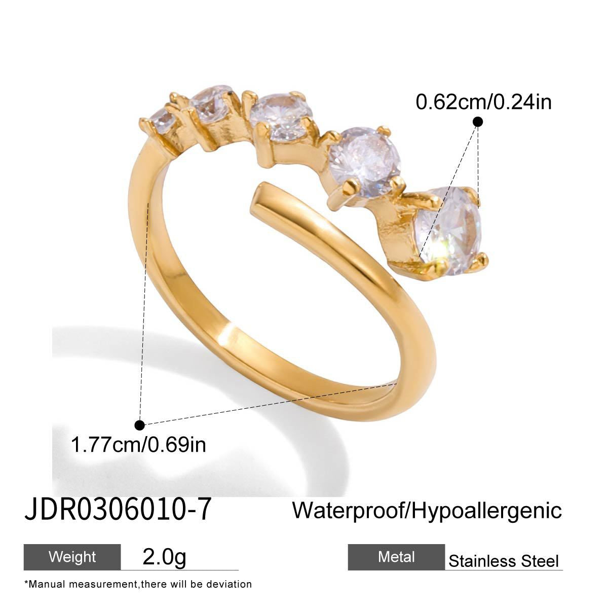 Shooting stars ring