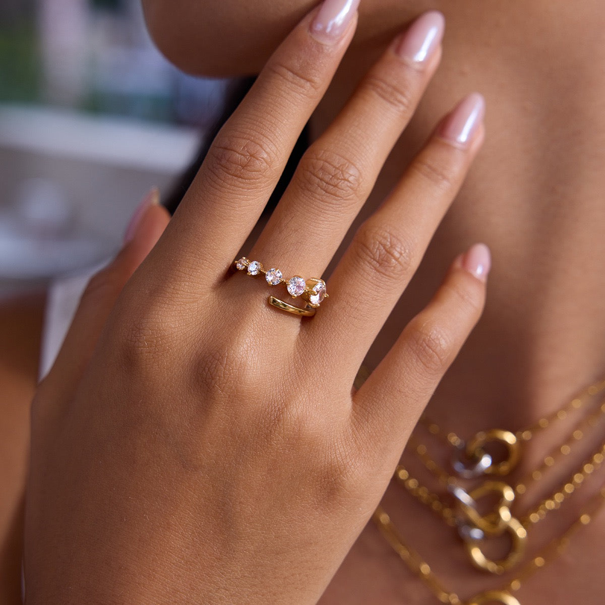 Shooting stars ring