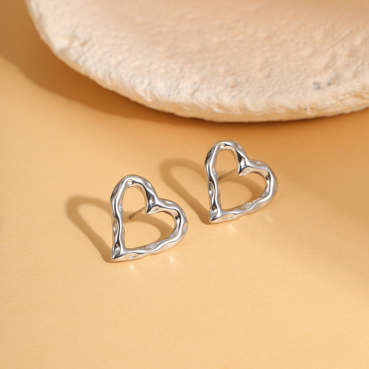 Heart earrings