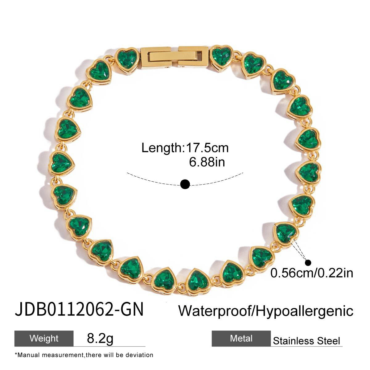 Green stars bracelets
