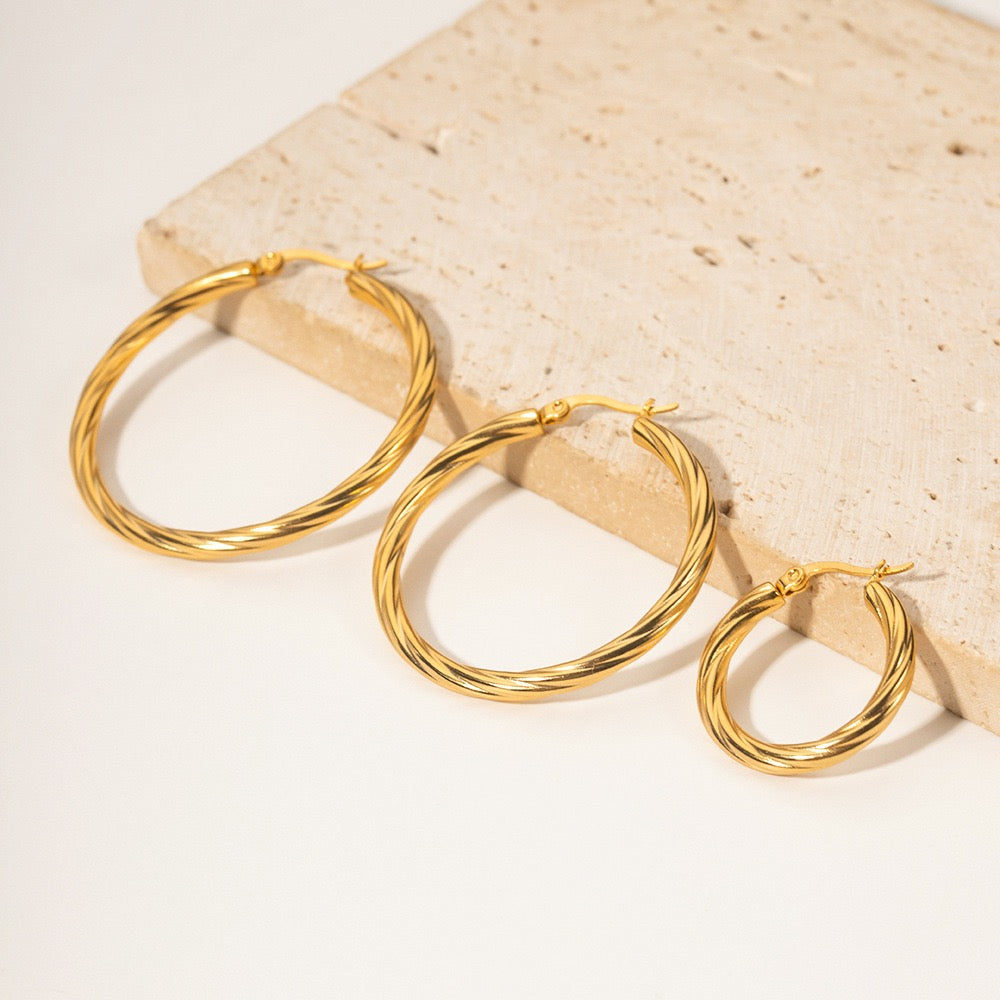 Classic braid hoops