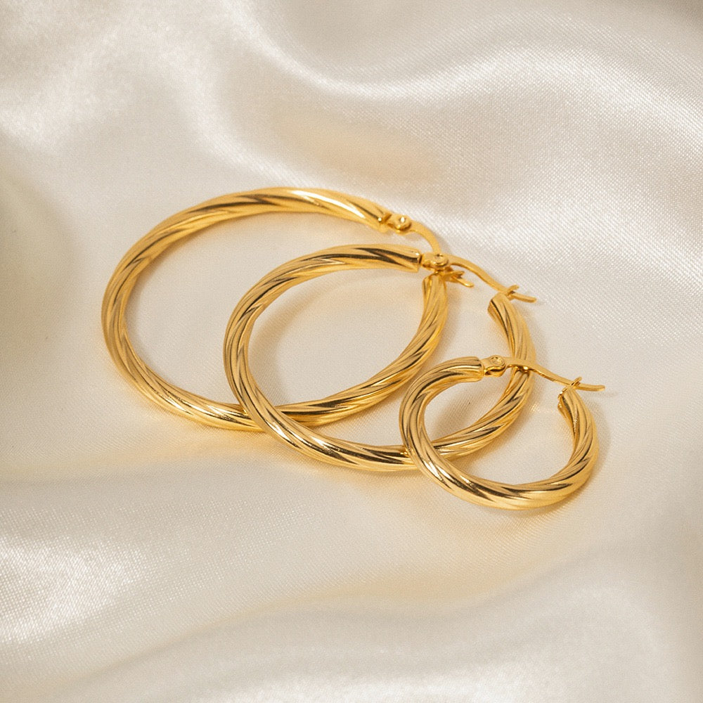 Classic braid hoops