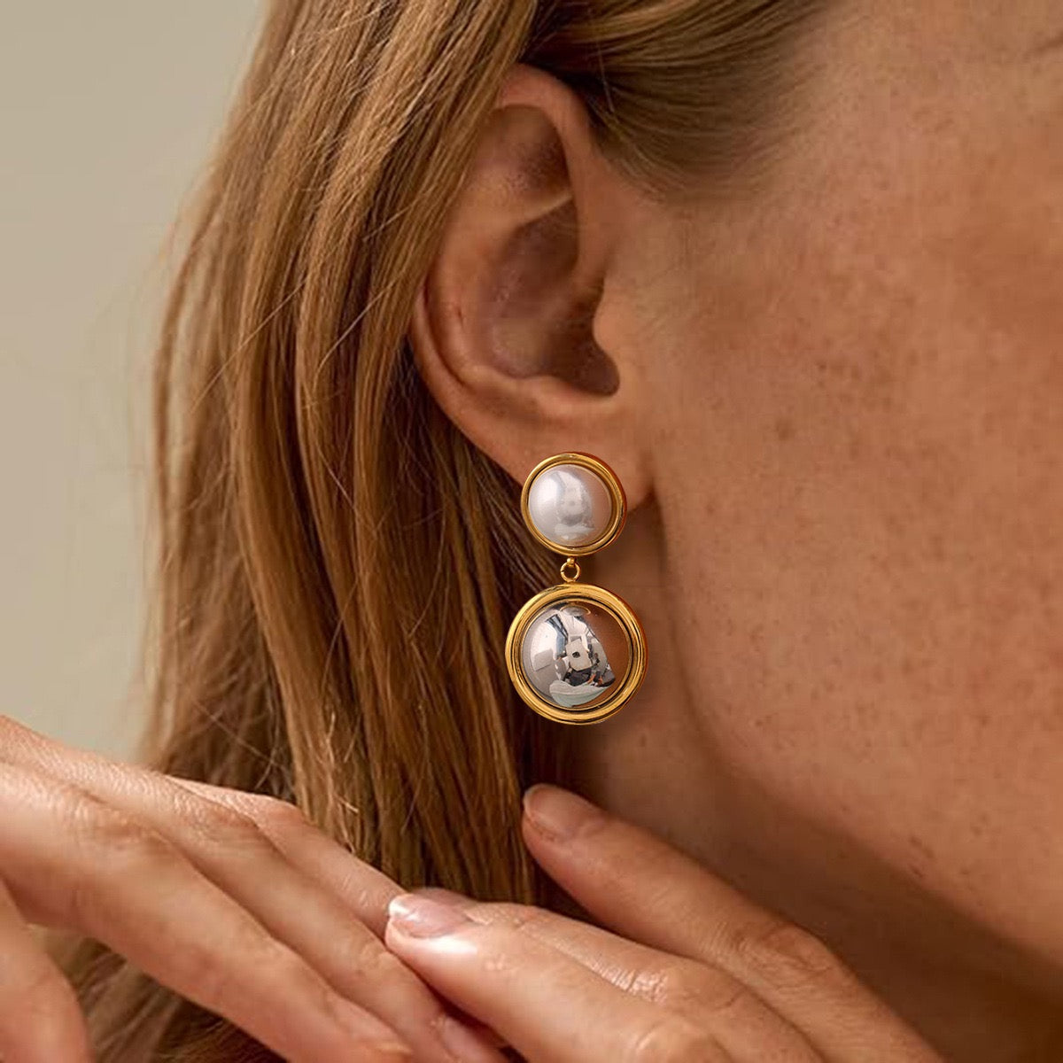 Double bubble earrings