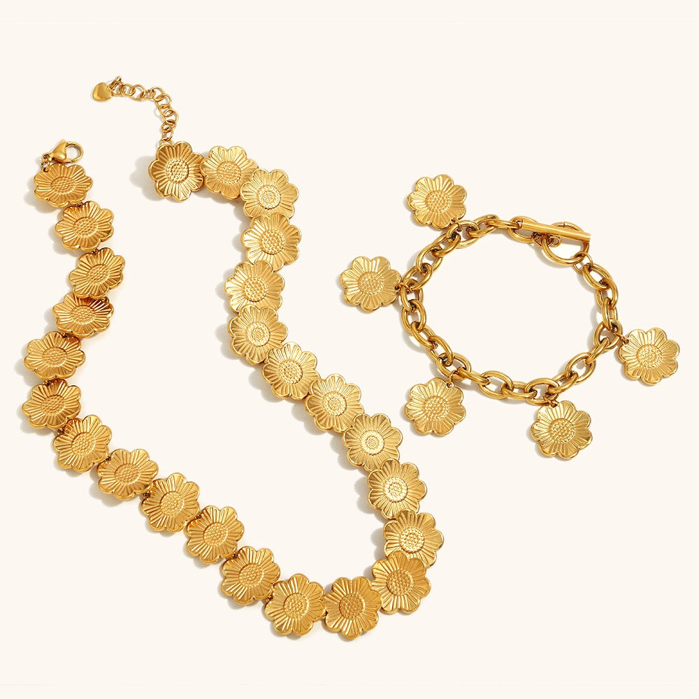 Flower dance bracelet