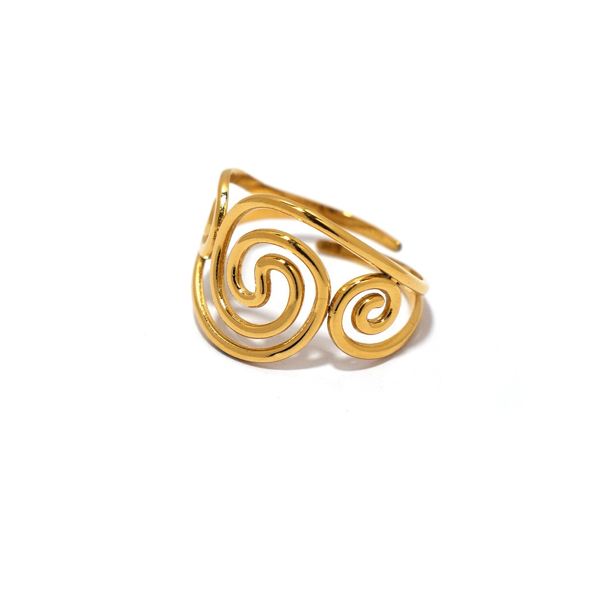 Lines swirl rose rings