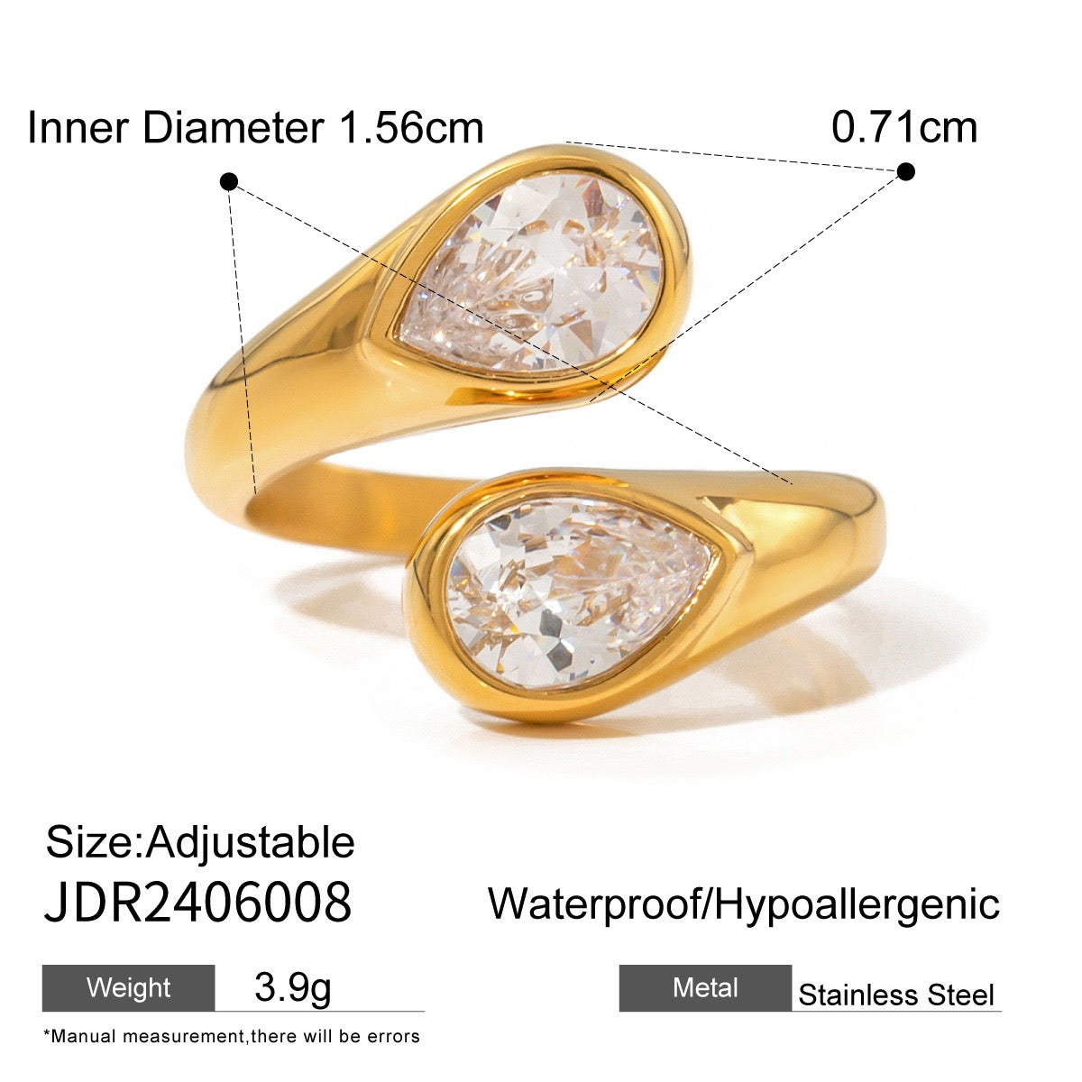 Sukha Shining stone rings collection