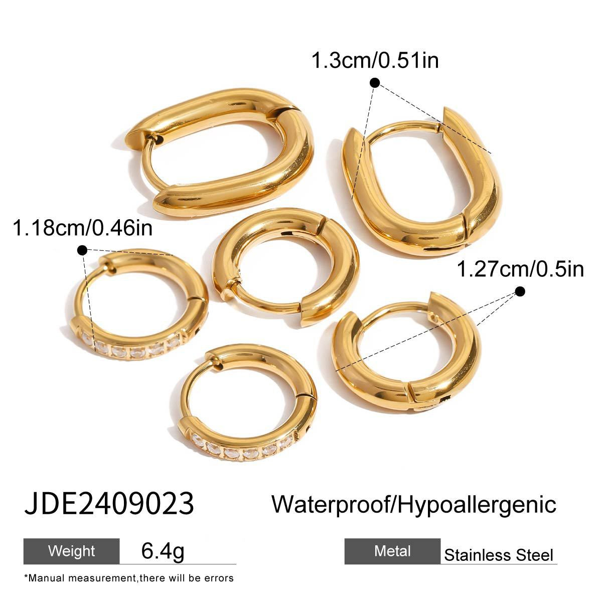 Classic dainty hoops