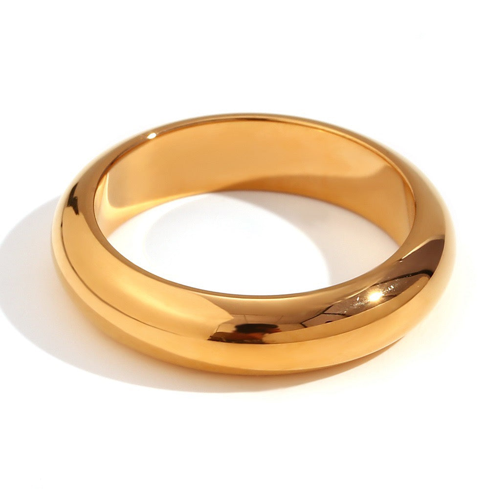 Classic plain band rings