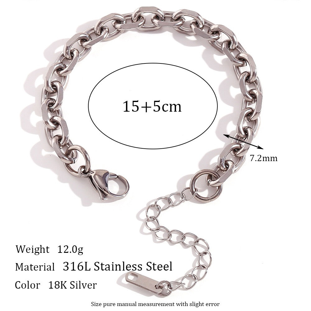 Faith Round chains necklace set