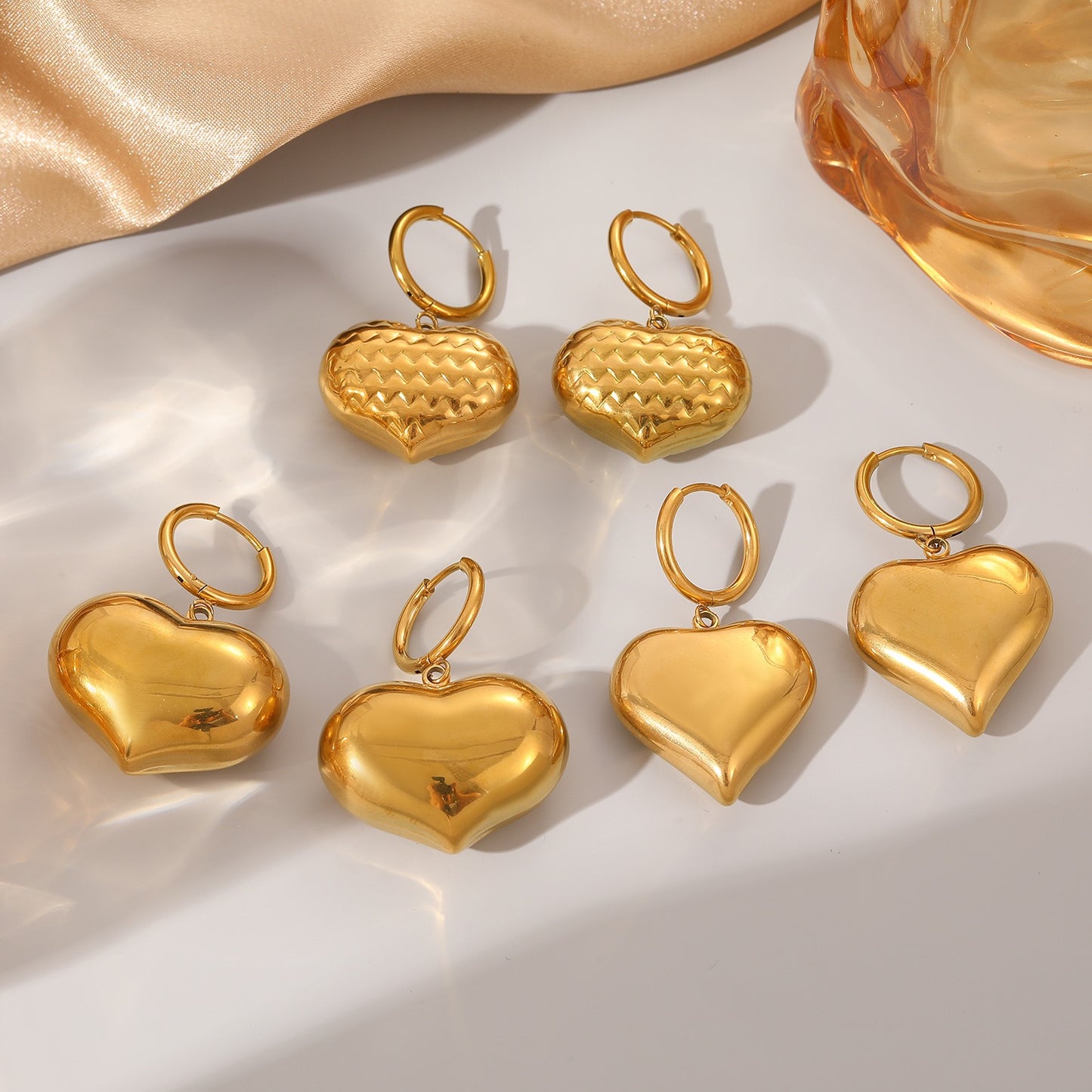 Heart earrings