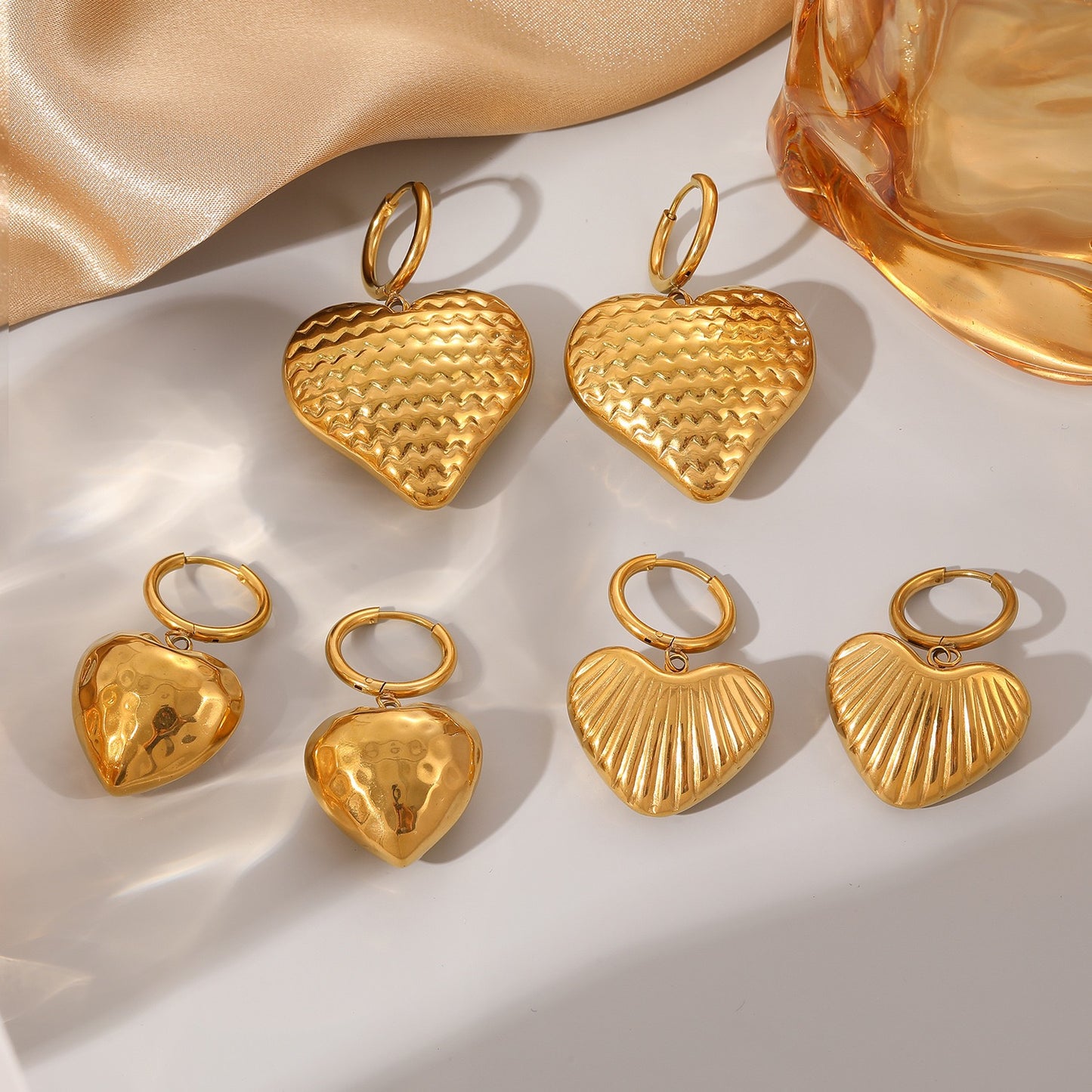 Heart earrings