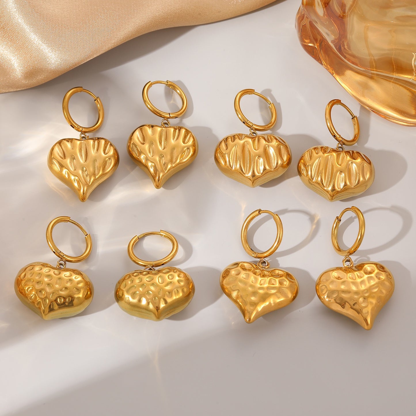 Heart earrings