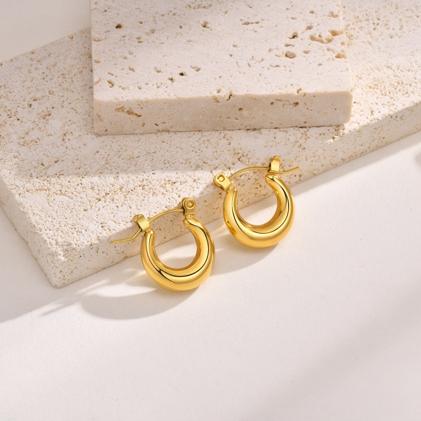 Chubby hoops earrings