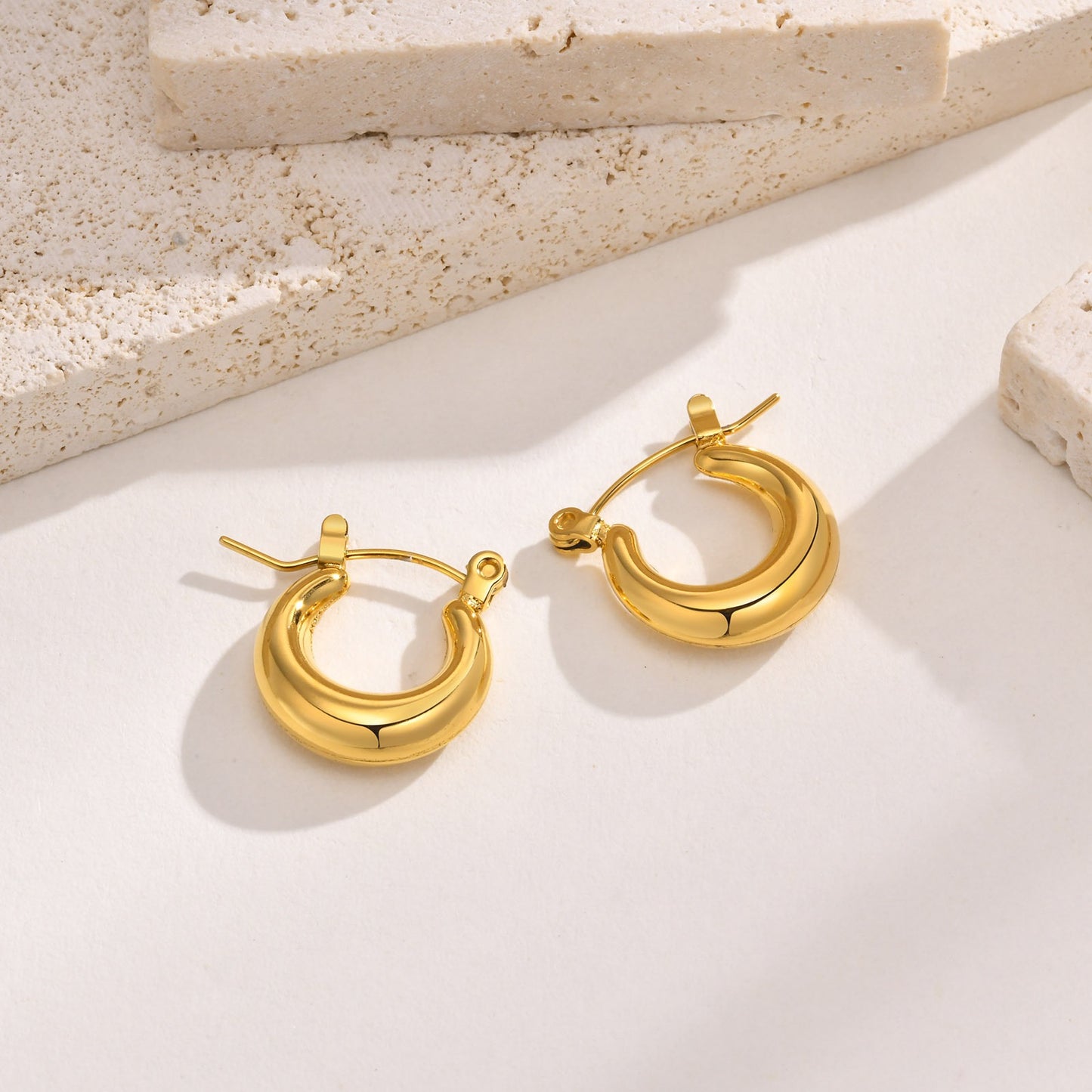 Chubby hoops earrings