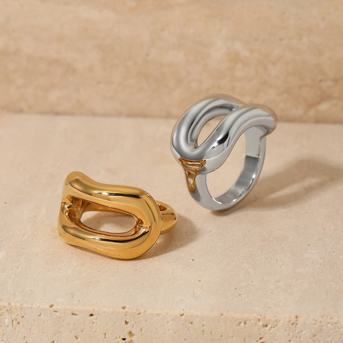 Ravine hoop rings