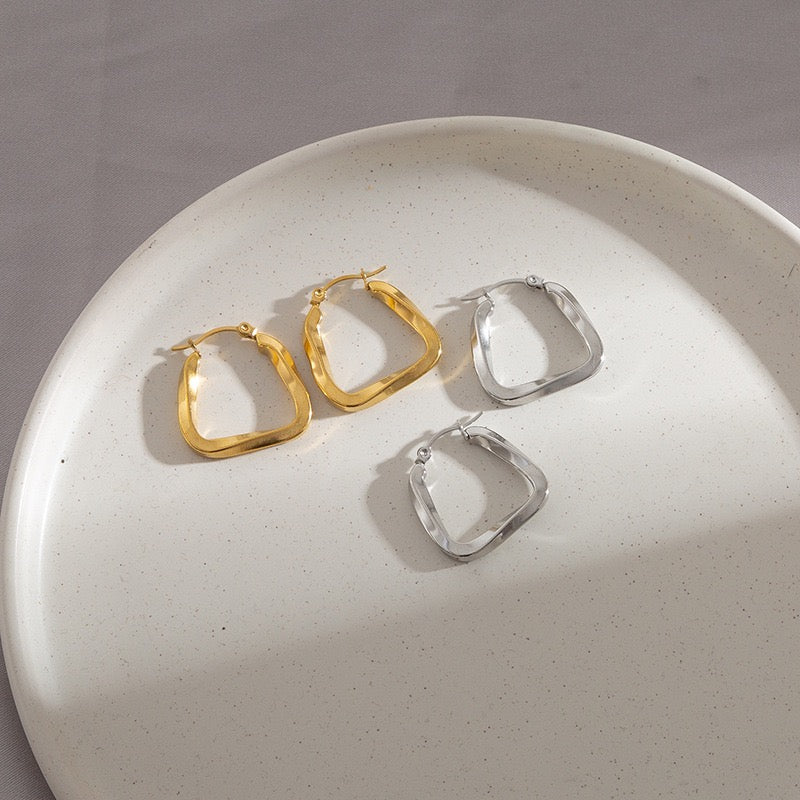 Classic hoops earrings