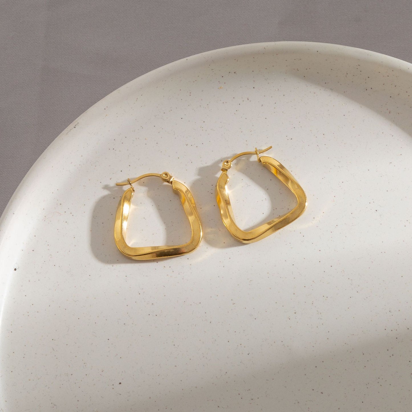 Classic hoops earrings