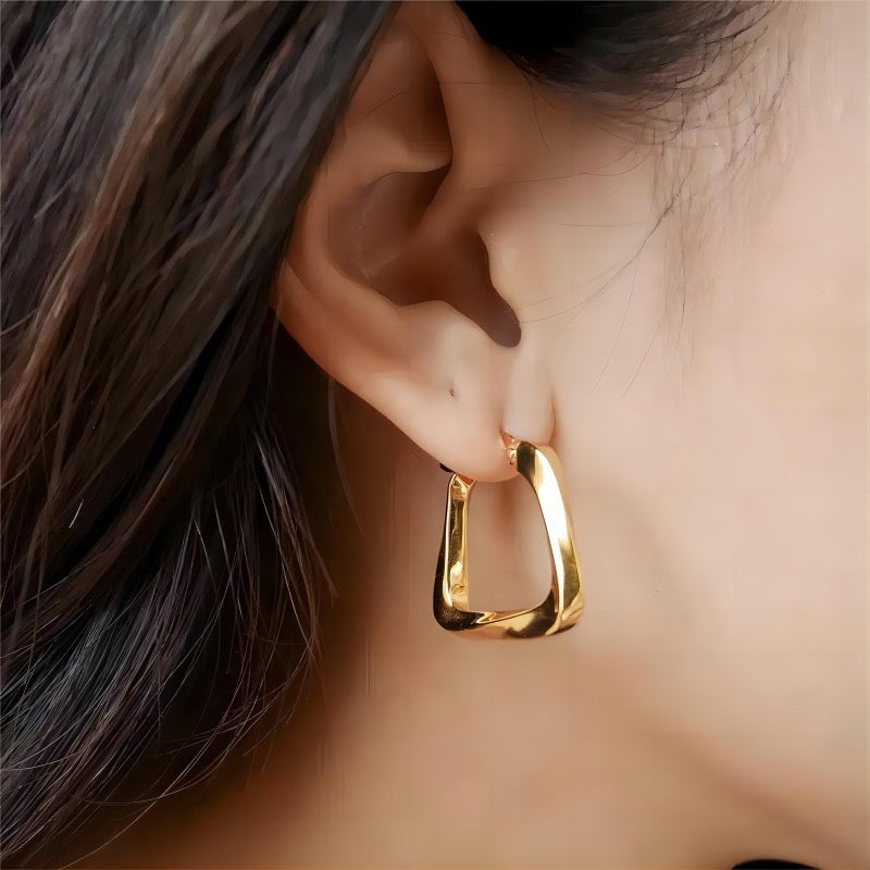 Classic hoops earrings