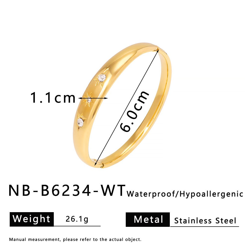 Three stars bangles