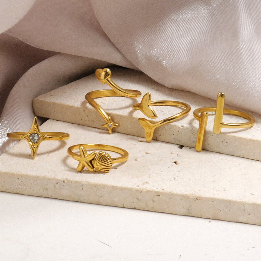 Mermaid tale ring