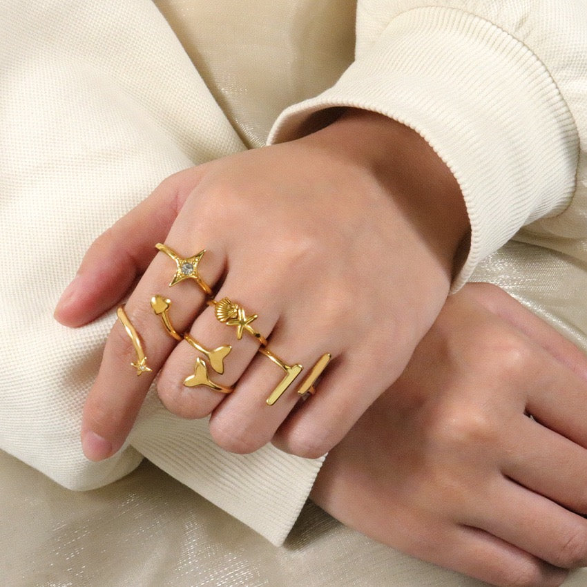 Mermaid tale ring