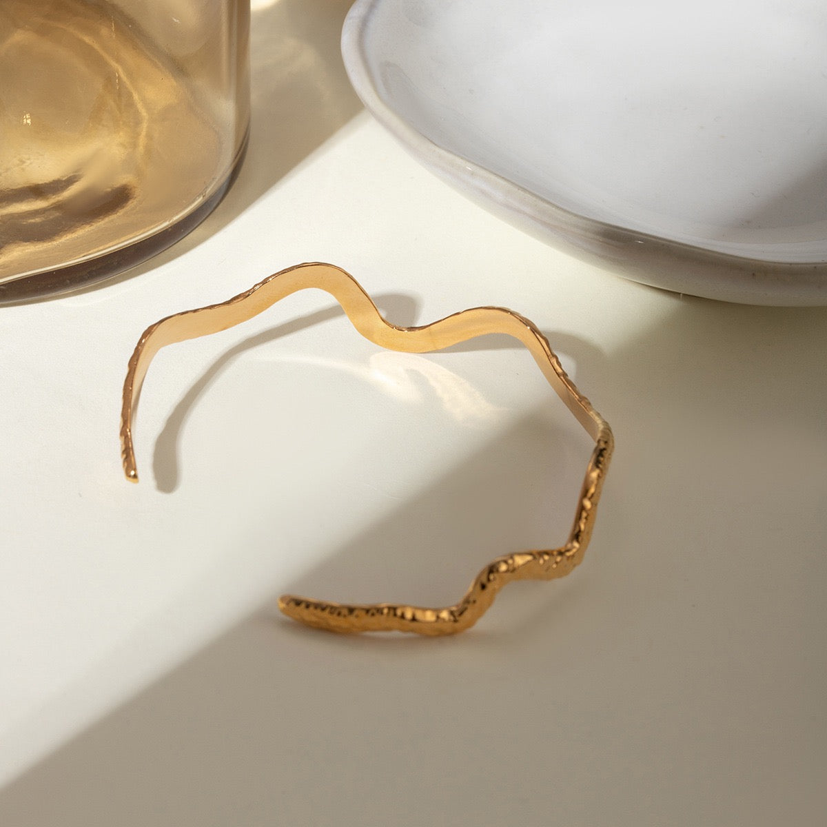 Lava wave bangle